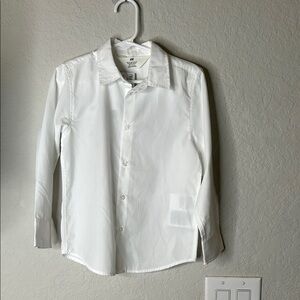 Kids Classic White Button Down Shirt NWT sz 5T